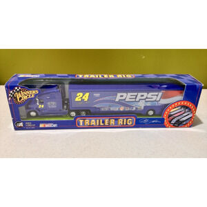 Vtg Nascar Winners Circle Jeff Gordon #24 Dupont Trailer Rig Pepsi 1:64 Scale